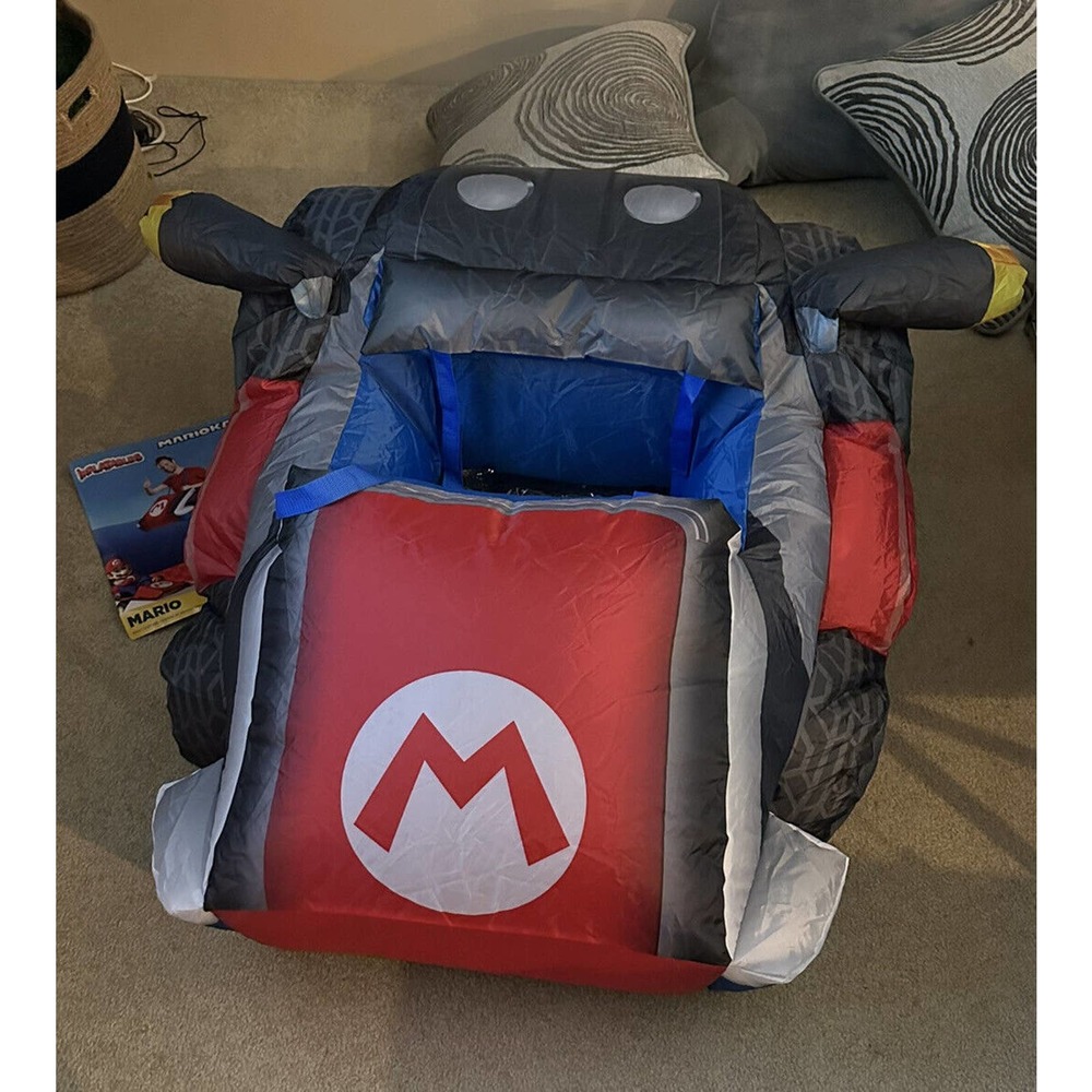 Super Mario Brothers Mario Kart Inflatable Adult Halloween Costume OS - Picture 6 of 7
